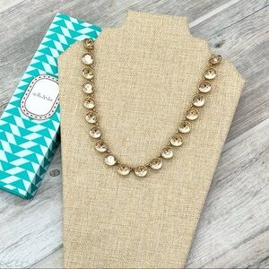Stella & Dot Astor Peach Sparkle Necklace